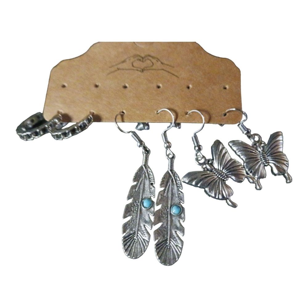 Dangle Earrings 3pc Set